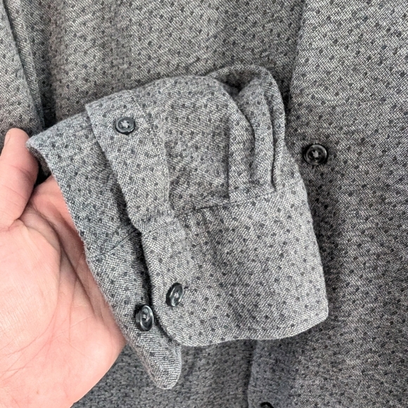 Massimo Dutti Men's Polka Dot Button Down Shirt - Size XL - Picture 5 of 9